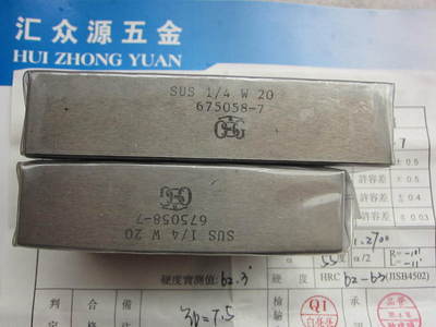 不銹鋼搓牙板的特點與應用 TOSG 1/4W20進口搓絲板專業解析